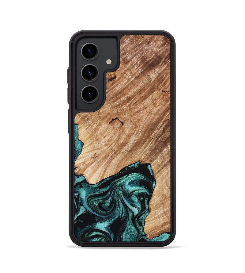 Galaxy S24 Wood Phone Case - Eva (Green, 827526)
