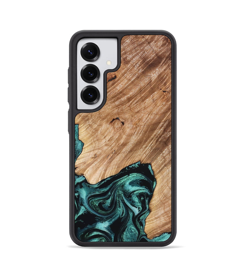 Galaxy S25 Wood Phone Case - Eva (Green, 827526)