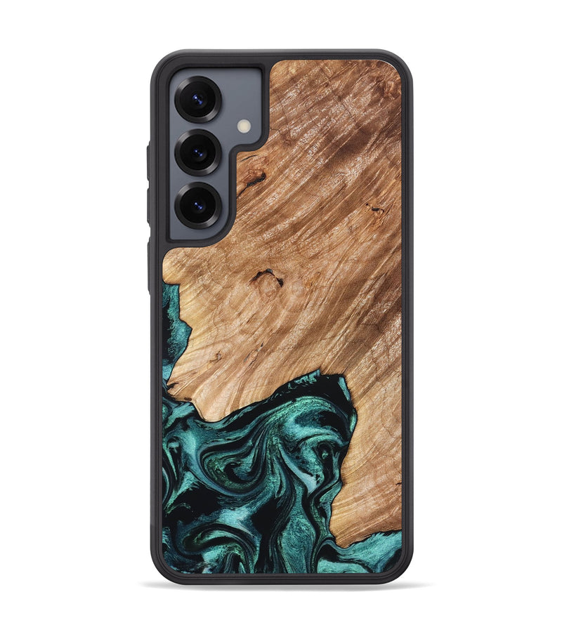 Galaxy S25 Plus Wood Phone Case - Eva (Green, 827526)