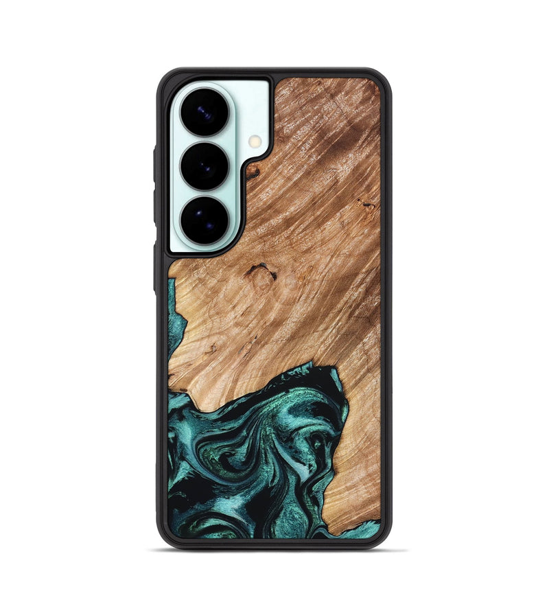 Galaxy S26 Wood Phone Case - Eva (Green, 827526)