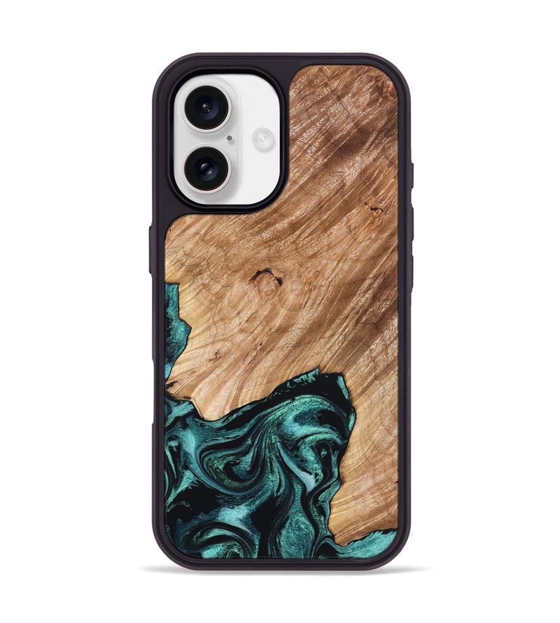 iPhone 17 Wood Phone Case - Eva (Green, 827526)
