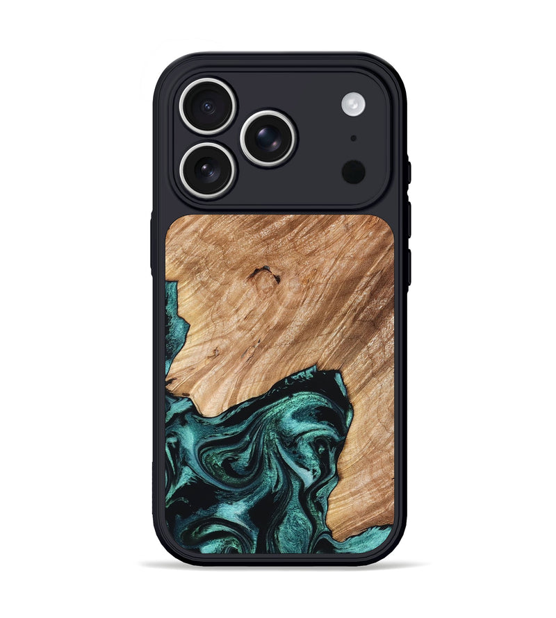 iPhone 17 Pro Wood Phone Case - Eva (Green, 827526)