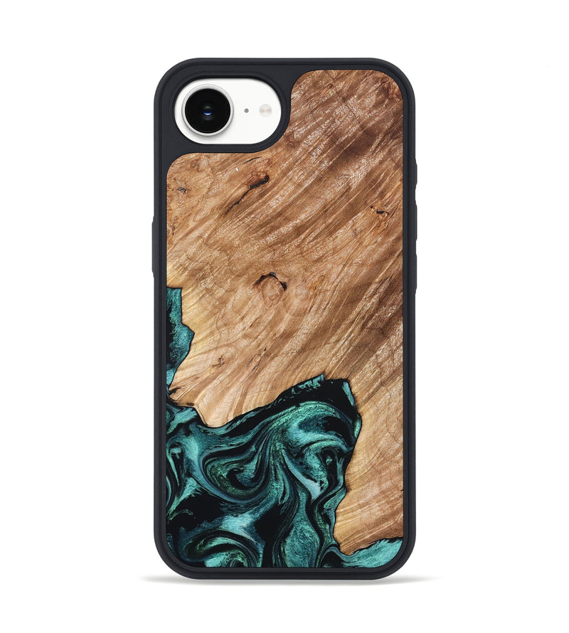 iPhone 17e Wood Phone Case - Eva (Green, 827526)