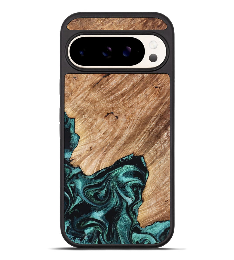 Pixel 10 Pro XL Wood Phone Case - Eva (Green, 827526)