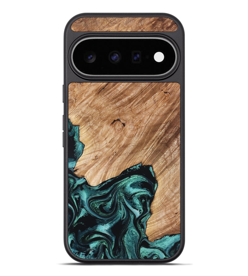 Pixel 11 Pro XL Wood Phone Case - Eva (Green, 827526)
