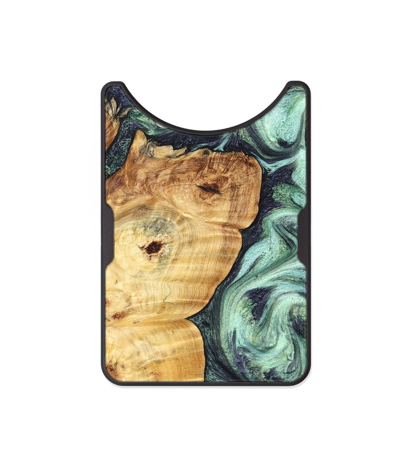 Alloy Wood Wallet - Leda (Green, 827527)