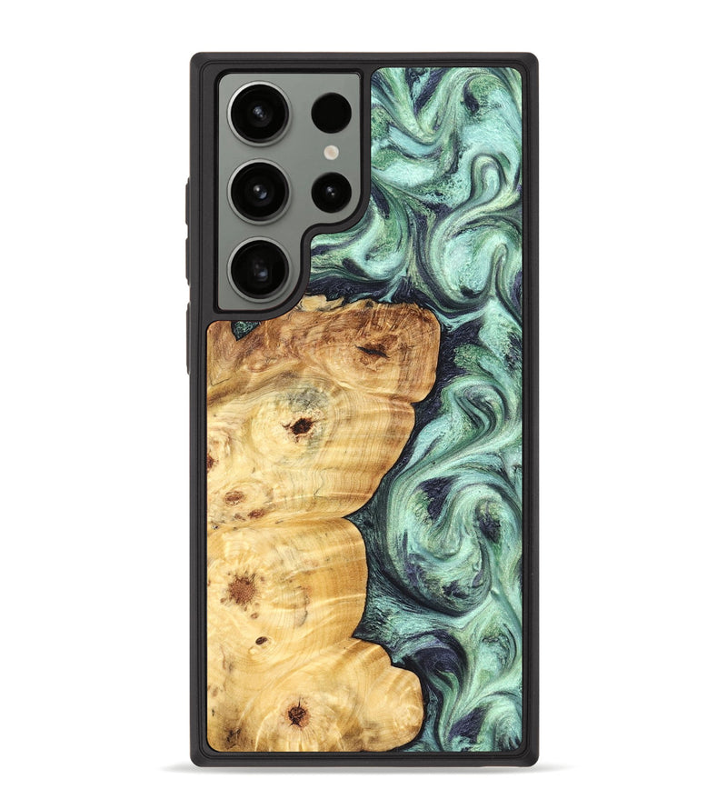Galaxy S23 Ultra Wood Phone Case - Leda (Green, 827527)