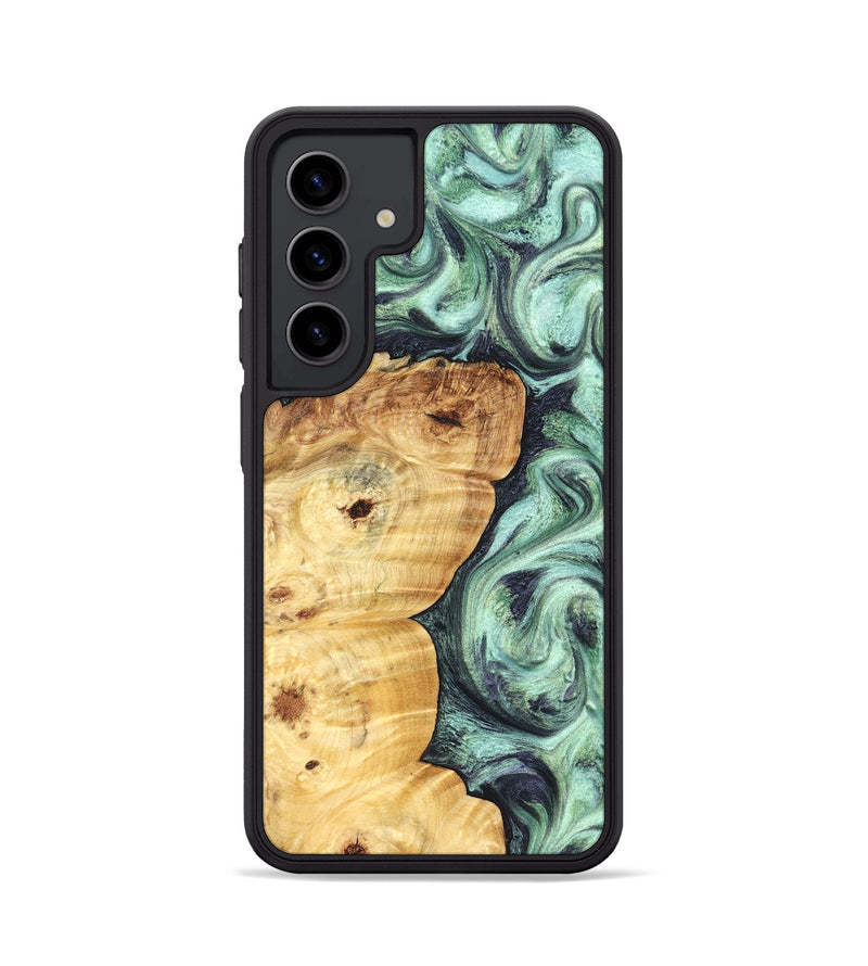 Galaxy S24 Wood Phone Case - Leda (Green, 827527)
