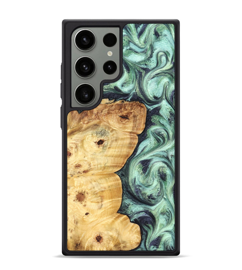 Galaxy S24 Ultra Wood Phone Case - Leda (Green, 827527)