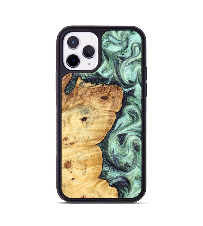iPhone 11 Pro Wood Phone Case - Leda (Green, 827527)