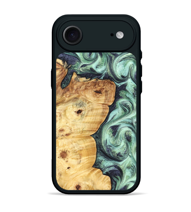 iPhone 17 Air Wood Phone Case - Leda (Green, 827527)