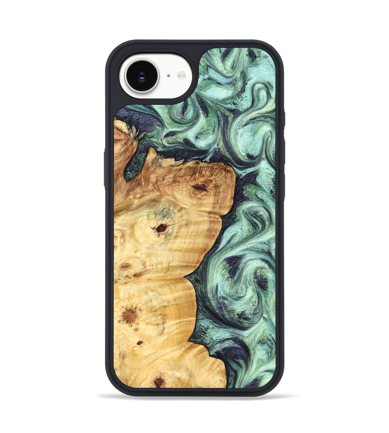 iPhone 17e Wood Phone Case - Leda (Green, 827527)
