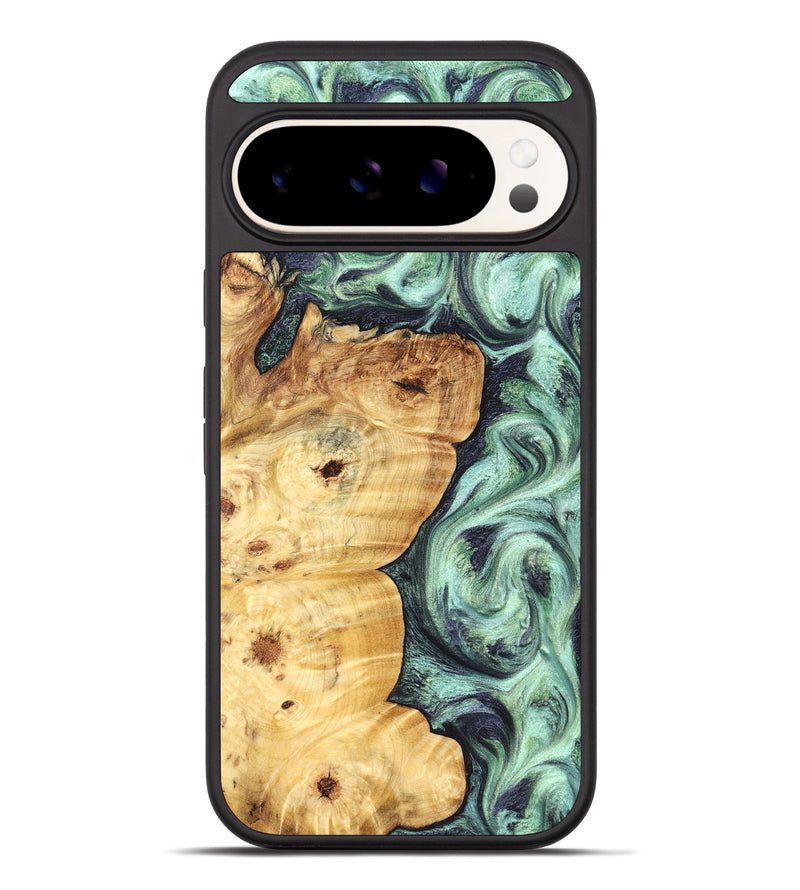 Pixel 10 Pro XL Wood Phone Case - Leda (Green, 827527)
