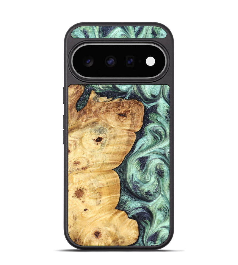 Pixel 11 Wood Phone Case - Leda (Green, 827527)