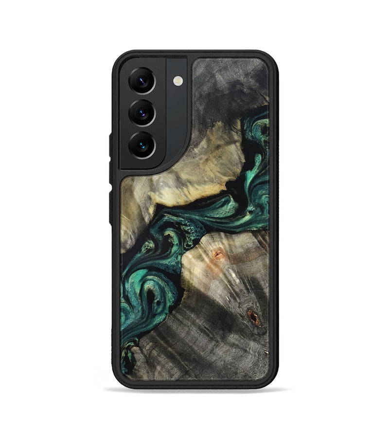 Galaxy S22 Wood Phone Case - Aurelio (Green, 827528)