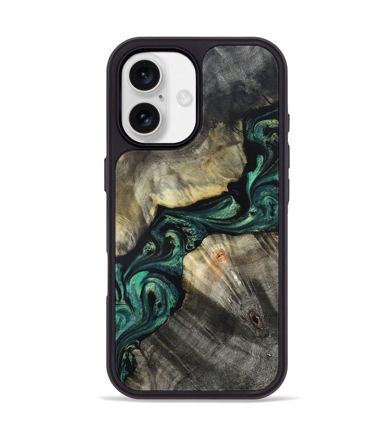 iPhone 17 Wood Phone Case - Aurelio (Green, 827528)