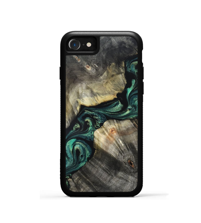 iPhone SE Wood Phone Case - Aurelio (Green, 827528)