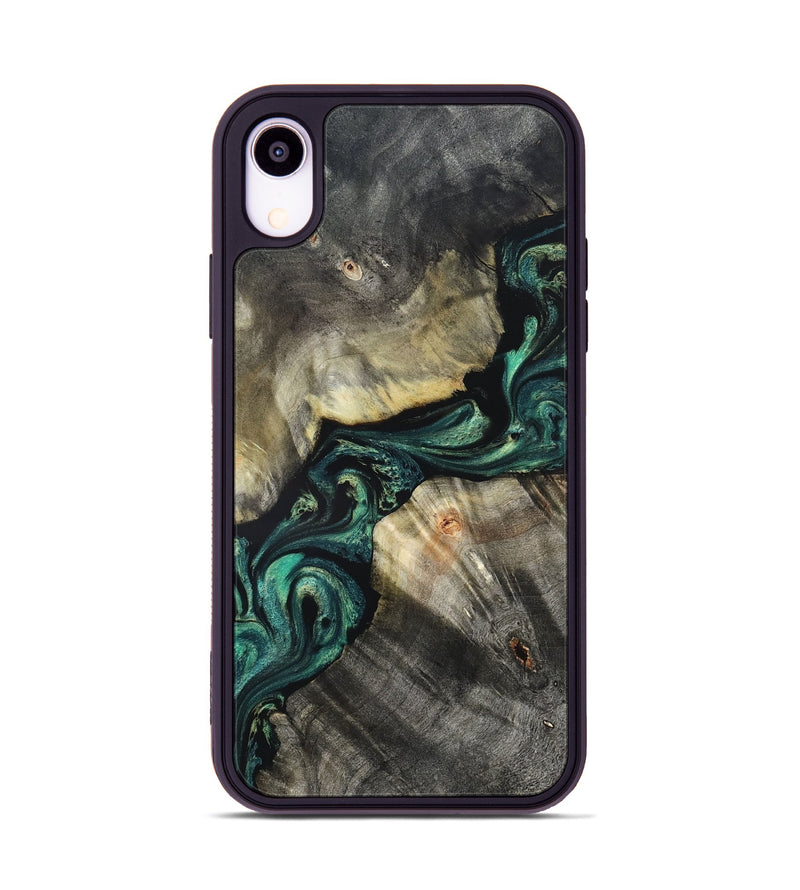 iPhone Xr Wood Phone Case - Aurelio (Green, 827528)
