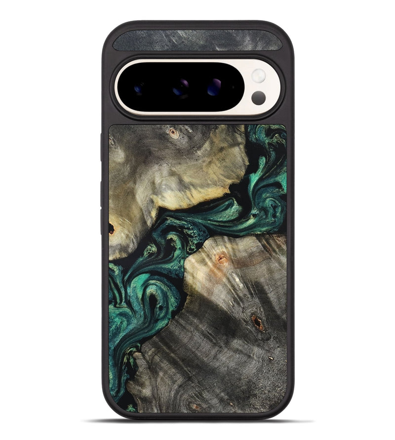 Pixel 10 Pro XL Wood Phone Case - Aurelio (Green, 827528)
