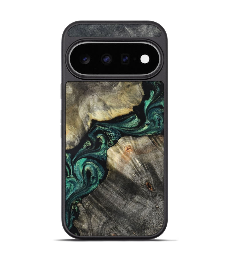Pixel 11 Pro Wood Phone Case - Aurelio (Green, 827528)