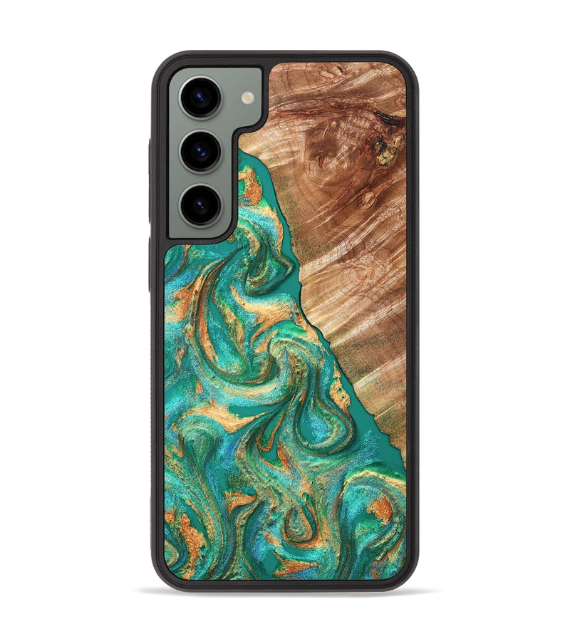 Galaxy S23 Plus Wood Phone Case - Kelsea (Green, 827529)