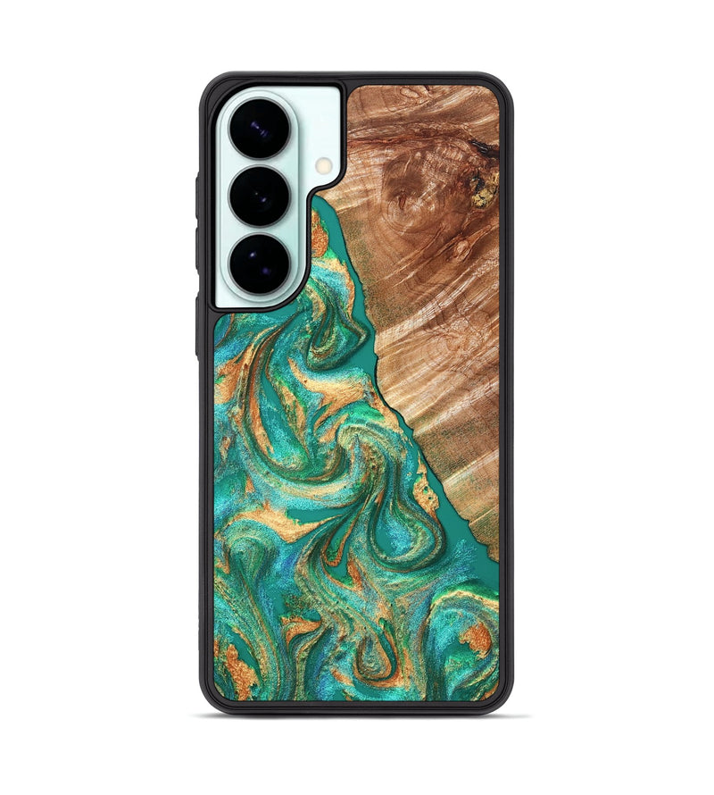 Galaxy S26 Plus Wood Phone Case - Kelsea (Green, 827529)