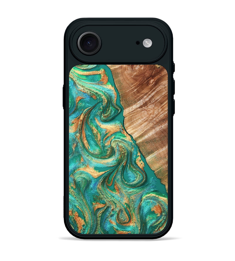 iPhone 17 Air Wood Phone Case - Kelsea (Green, 827529)