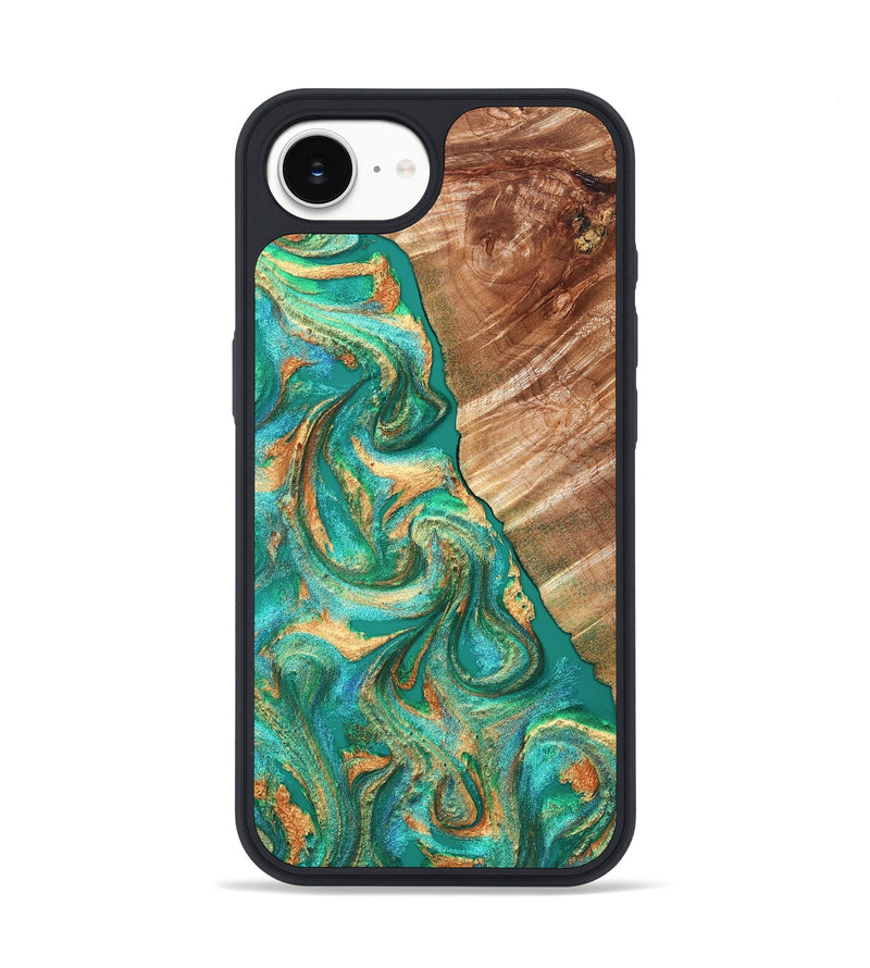 iPhone 17e Wood Phone Case - Kelsea (Green, 827529)