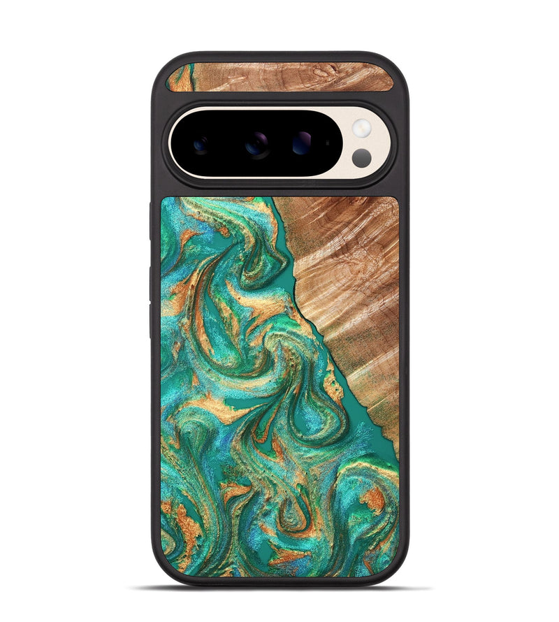 Pixel 10 Wood Phone Case - Kelsea (Green, 827529)