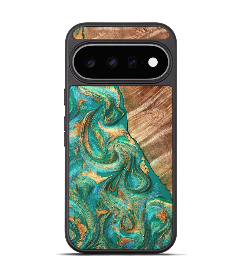 Pixel 11 Wood Phone Case - Kelsea (Green, 827529)