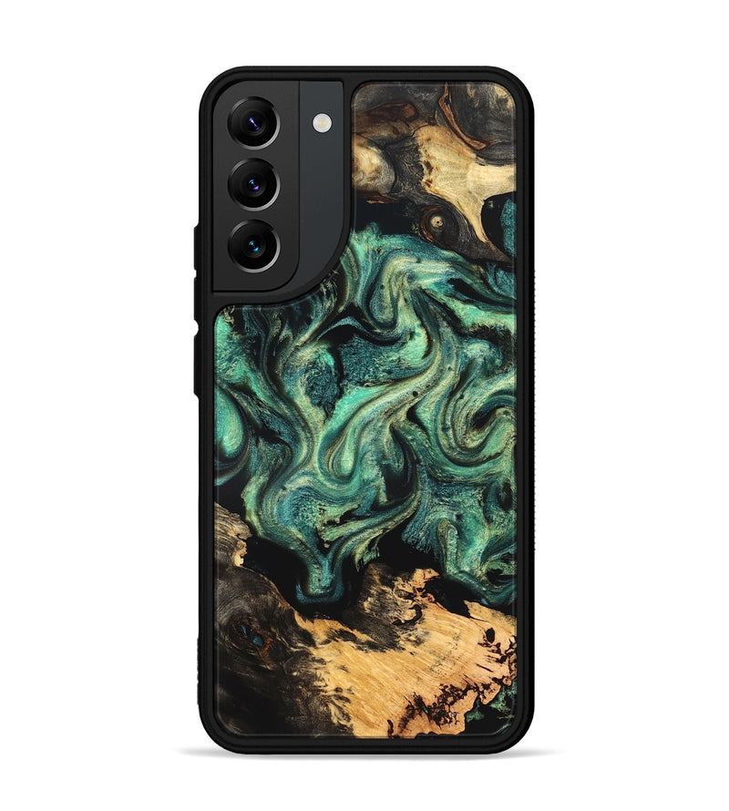 Galaxy S22 Plus Wood Phone Case - Laquita (Green, 827530)