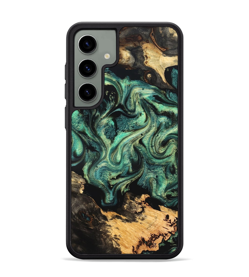 Galaxy S24 Plus Wood Phone Case - Laquita (Green, 827530)
