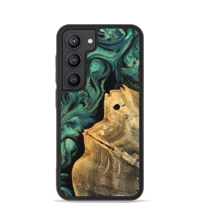 Galaxy S23 Wood Phone Case - Dee (Green, 827531)
