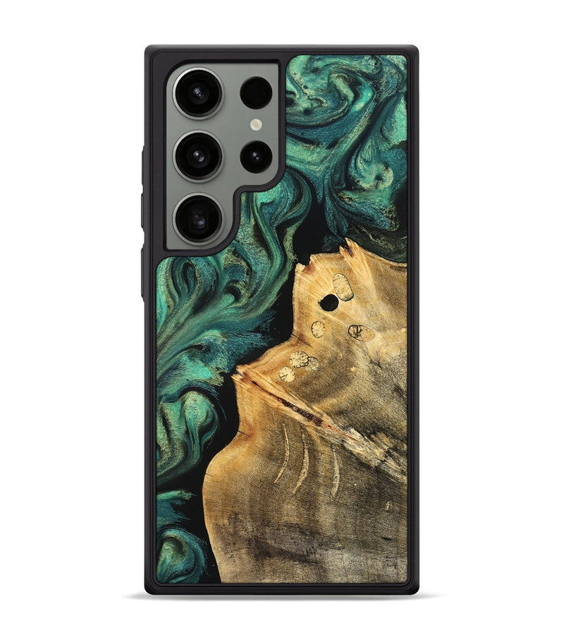 Galaxy S24 Ultra Wood Phone Case - Dee (Green, 827531)