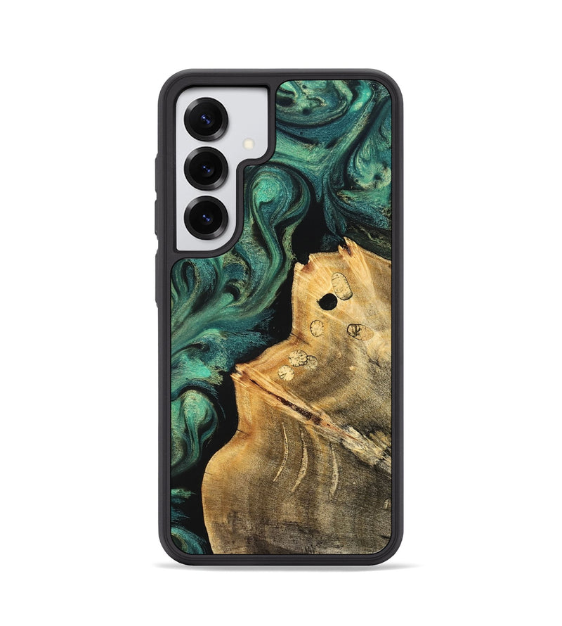Galaxy S25 Wood Phone Case - Dee (Green, 827531)