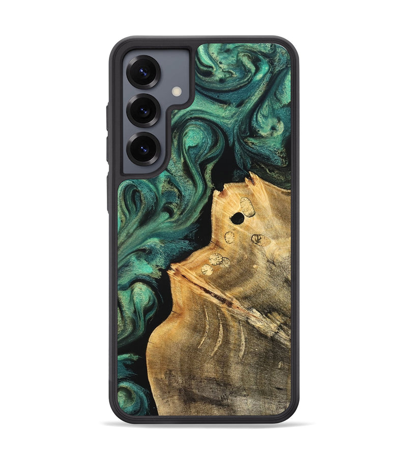 Galaxy S25 Plus Wood Phone Case - Dee (Green, 827531)