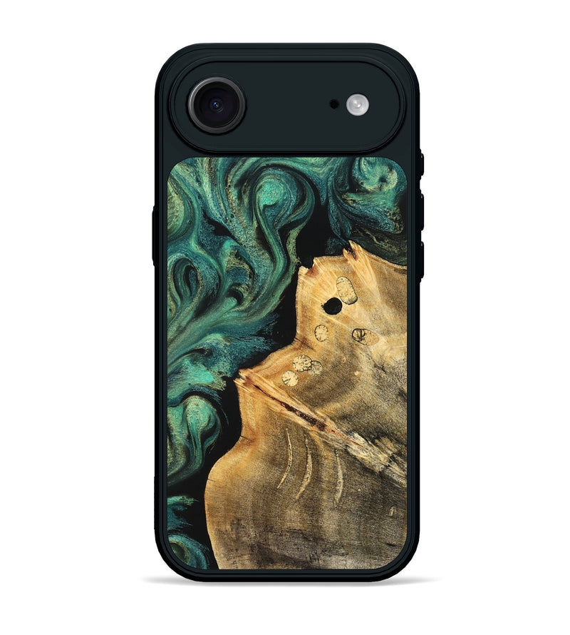 iPhone 17 Air Wood Phone Case - Dee (Green, 827531)