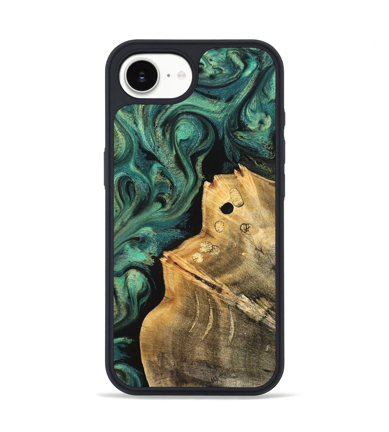 iPhone 17e Wood Phone Case - Dee (Green, 827531)