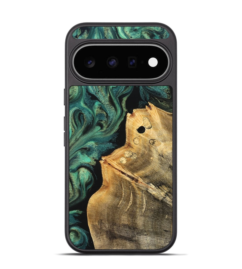 Pixel 11 Wood Phone Case - Dee (Green, 827531)