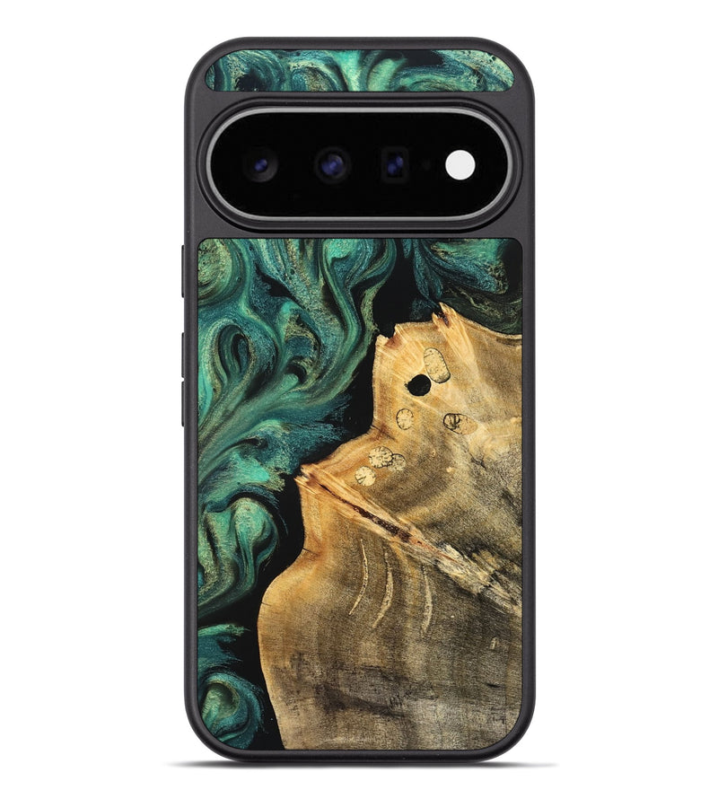 Pixel 11 Pro XL Wood Phone Case - Dee (Green, 827531)