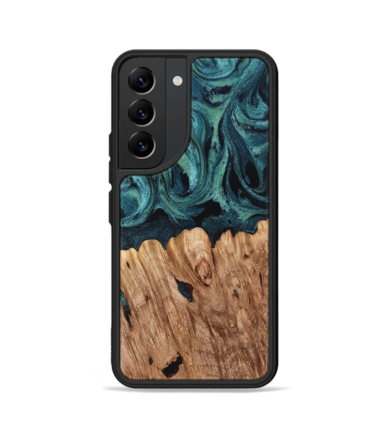 Galaxy S22 Wood Phone Case - Chace (Green, 827532)