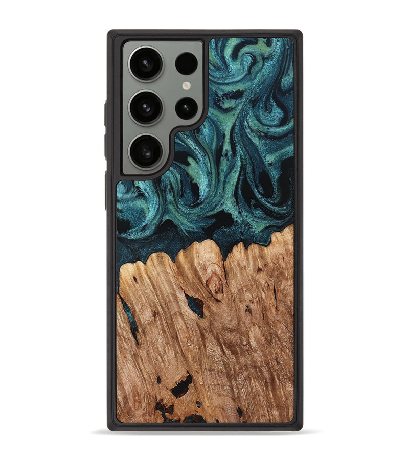 Galaxy S23 Ultra Wood Phone Case - Chace (Green, 827532)