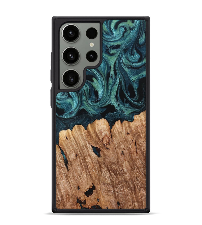 Galaxy S24 Ultra Wood Phone Case - Chace (Green, 827532)