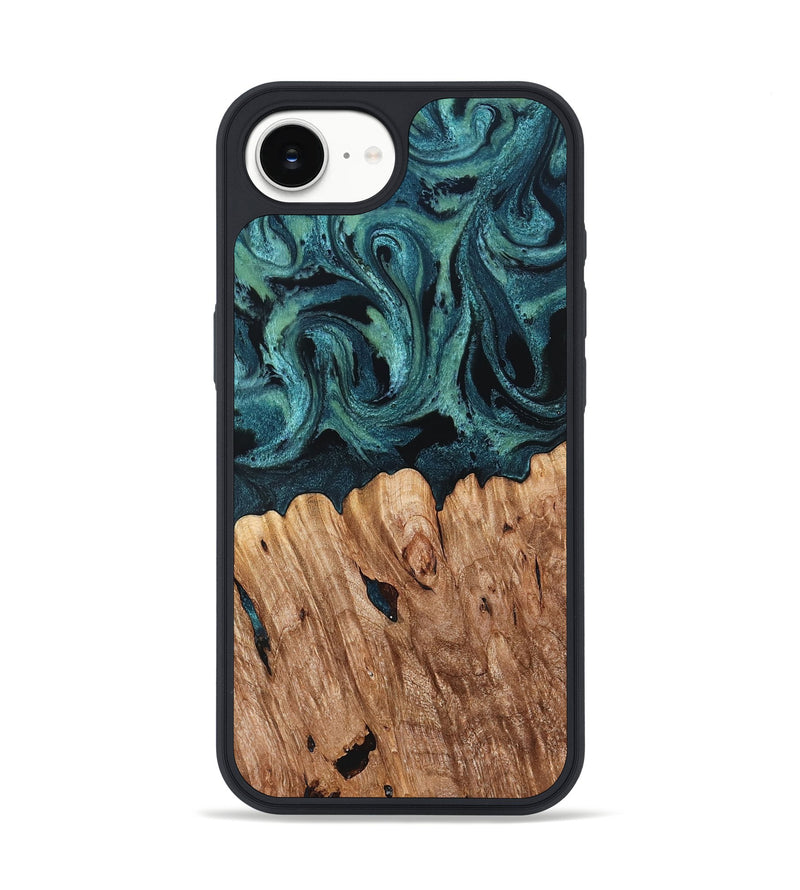 iPhone 16e Wood Phone Case - Chace (Green, 827532)