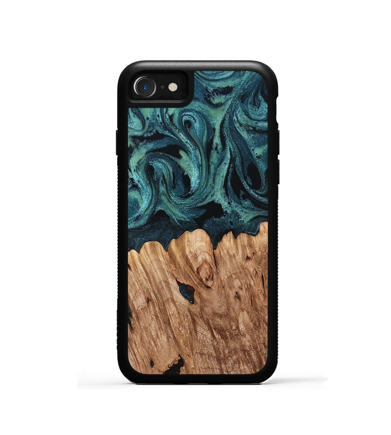 iPhone SE Wood Phone Case - Chace (Green, 827532)