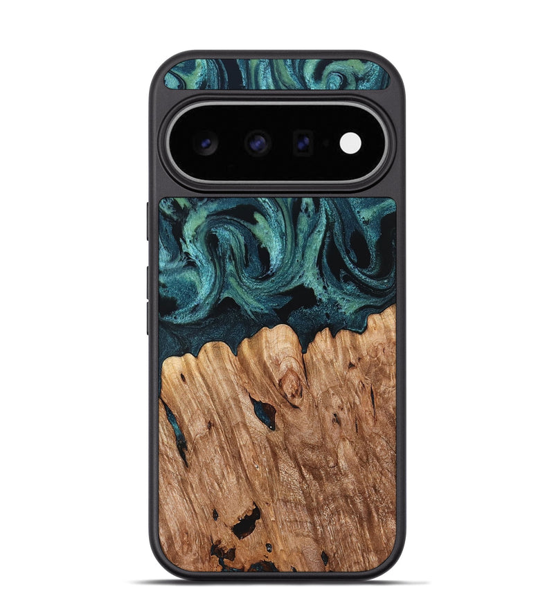 Pixel 11 Pro Wood Phone Case - Chace (Green, 827532)
