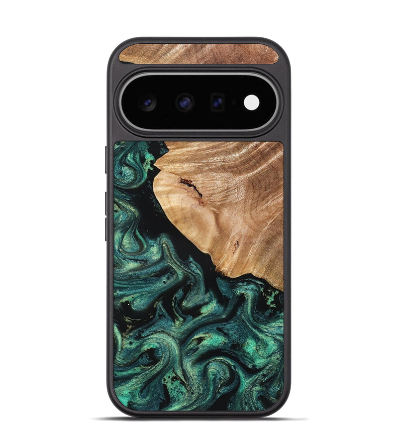 Pixel 11 Wood Phone Case - Jeffry (Green, 827533)