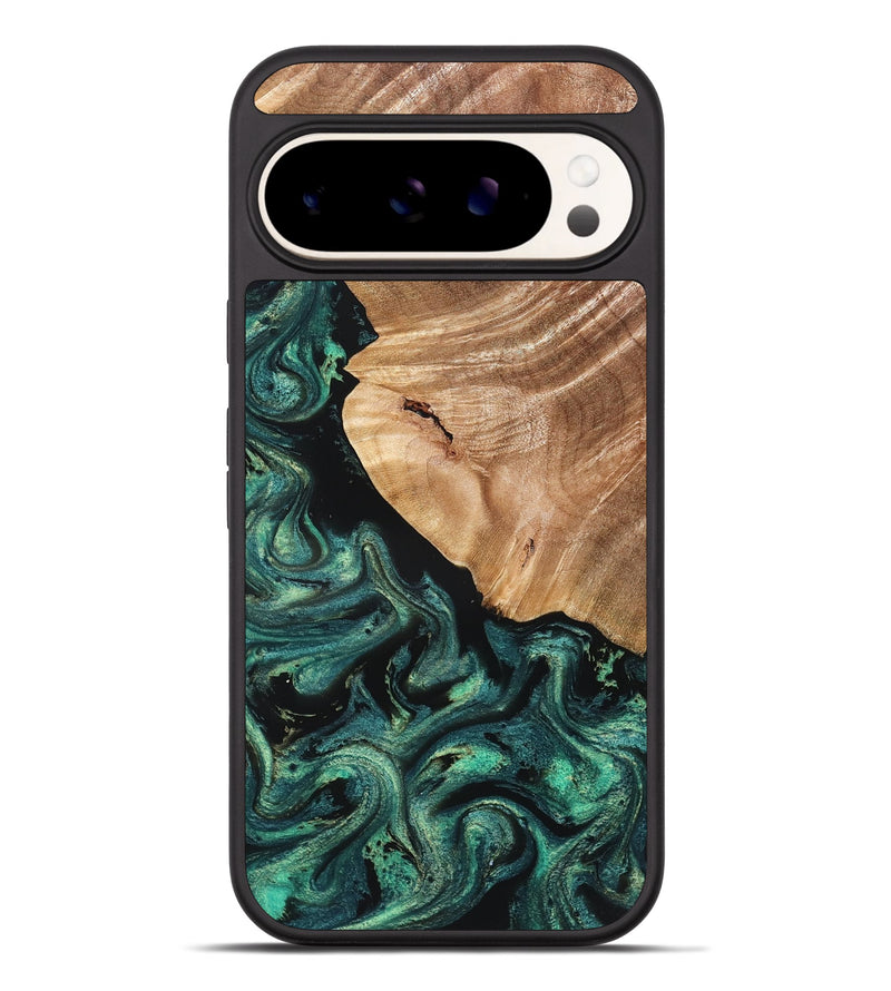 Pixel 9 Pro XL Wood Phone Case - Jeffry (Green, 827533)