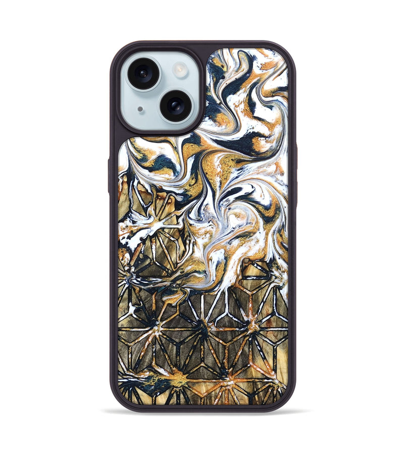 iPhone 15 Wood Phone Case - Tosha (Pattern, 827534)
