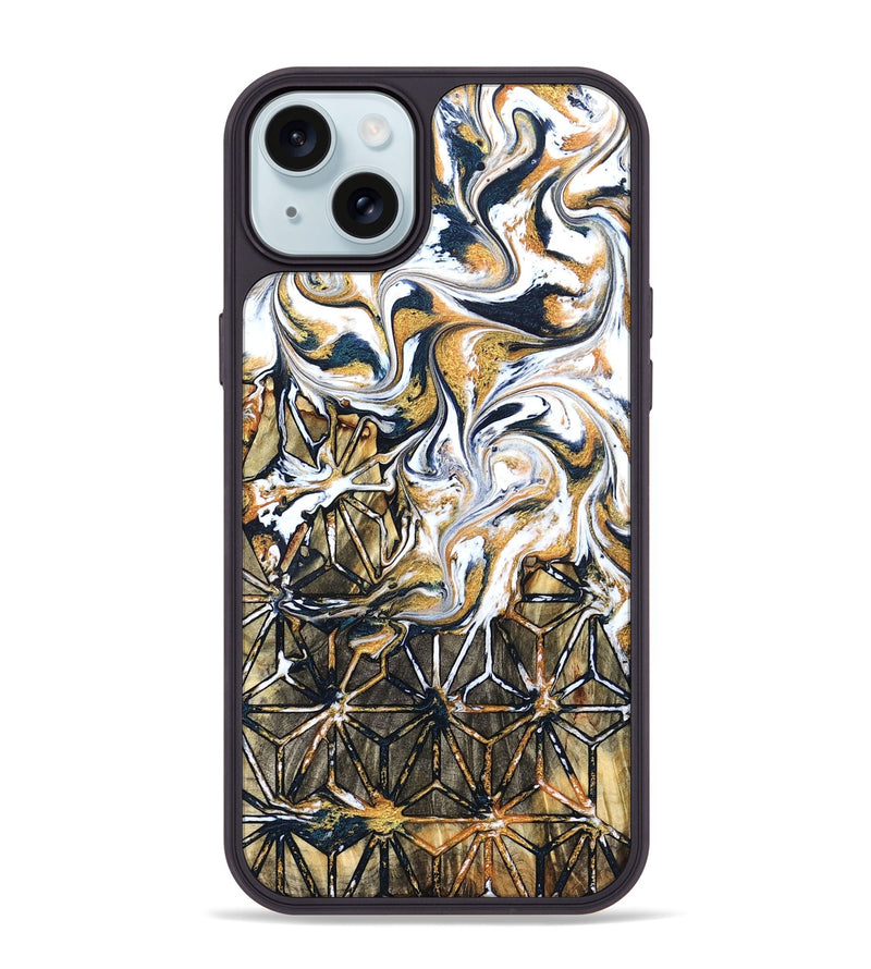 iPhone 15 Plus Wood Phone Case - Tosha (Pattern, 827534)